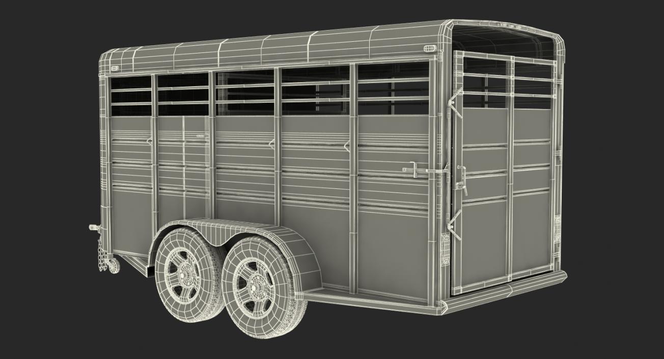 Livestock Trailer Calico 3D model