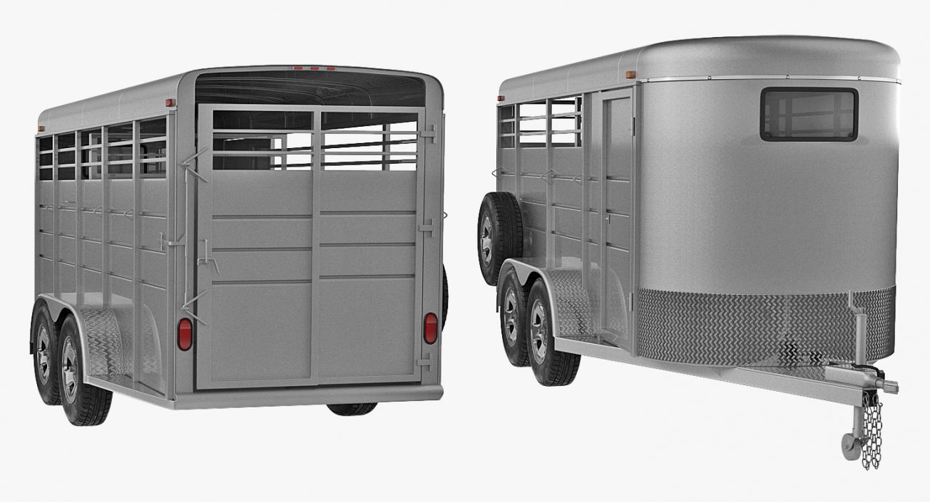 Livestock Trailer Calico 3D model