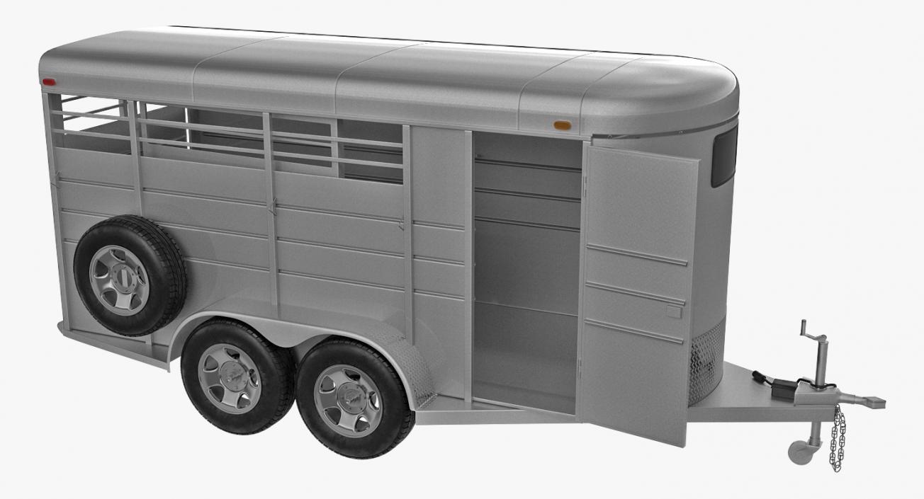 Livestock Trailer Calico 3D model