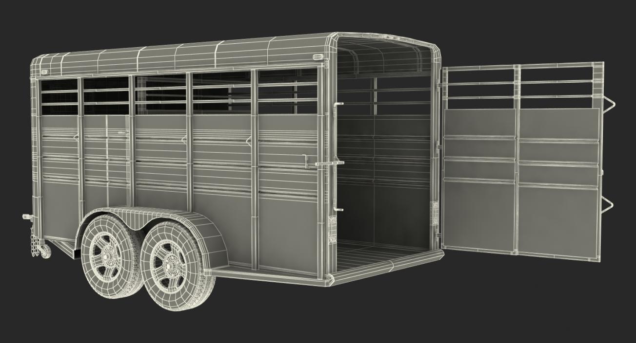 Livestock Trailer Calico 3D model