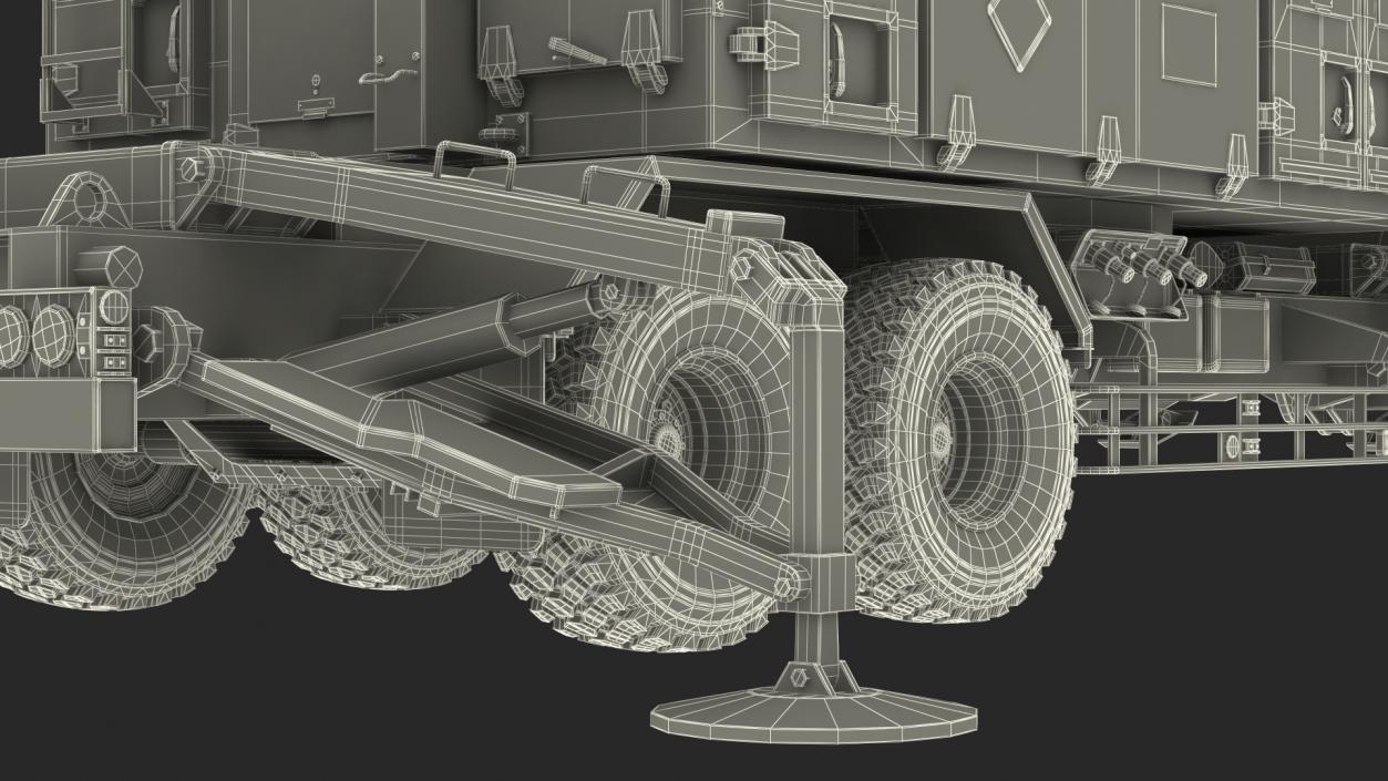 3D Camouflage Patriot AN MPQ53 Radar model