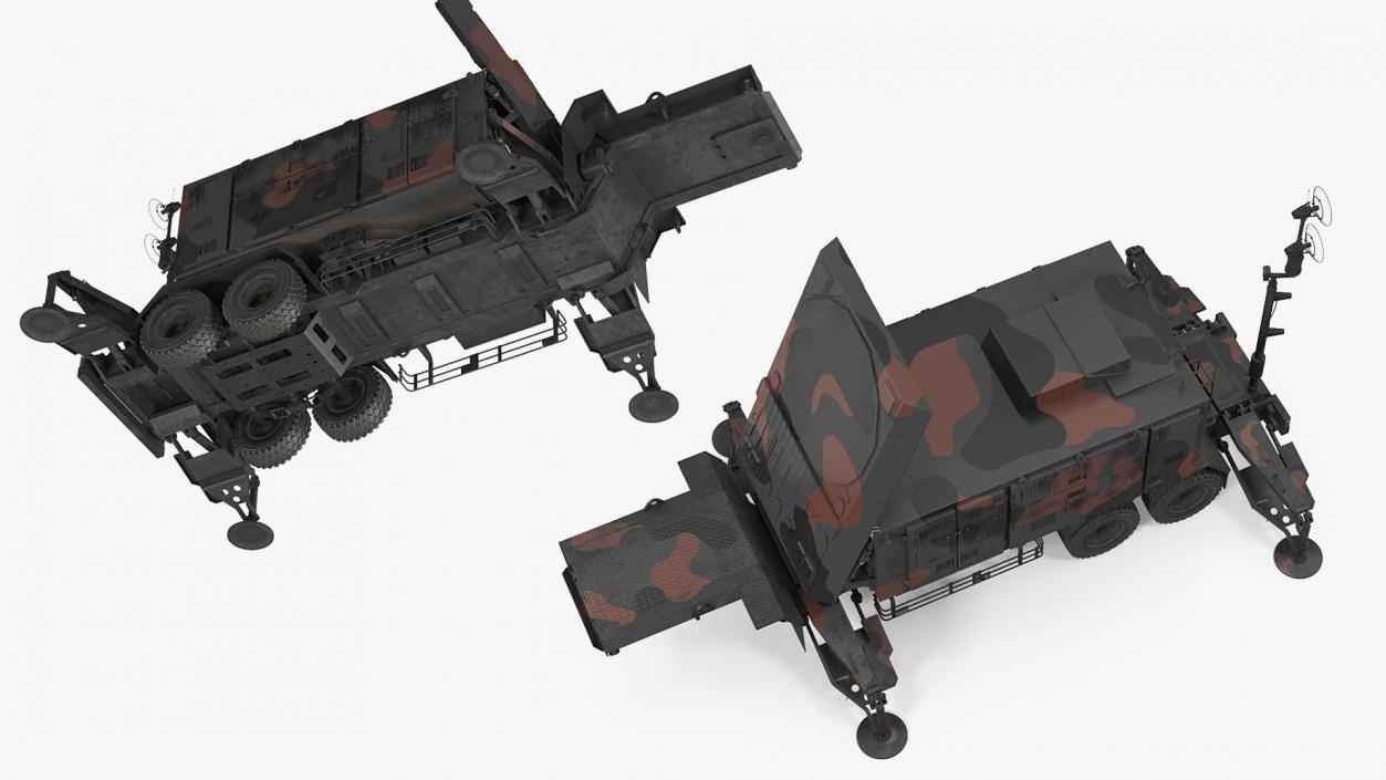 3D Camouflage Patriot AN MPQ53 Radar model