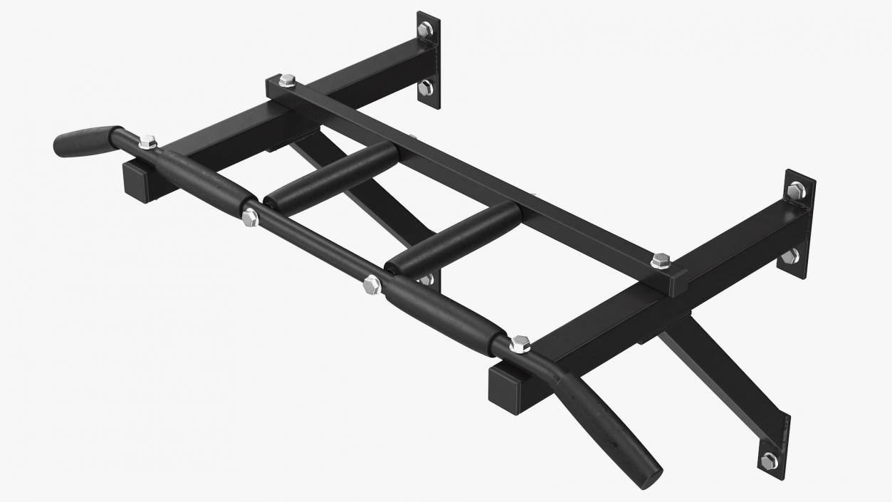 Wall Mounted Pull Up Bar 3D model