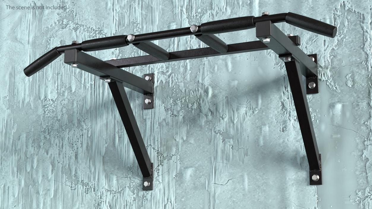 Wall Mounted Pull Up Bar 3D model