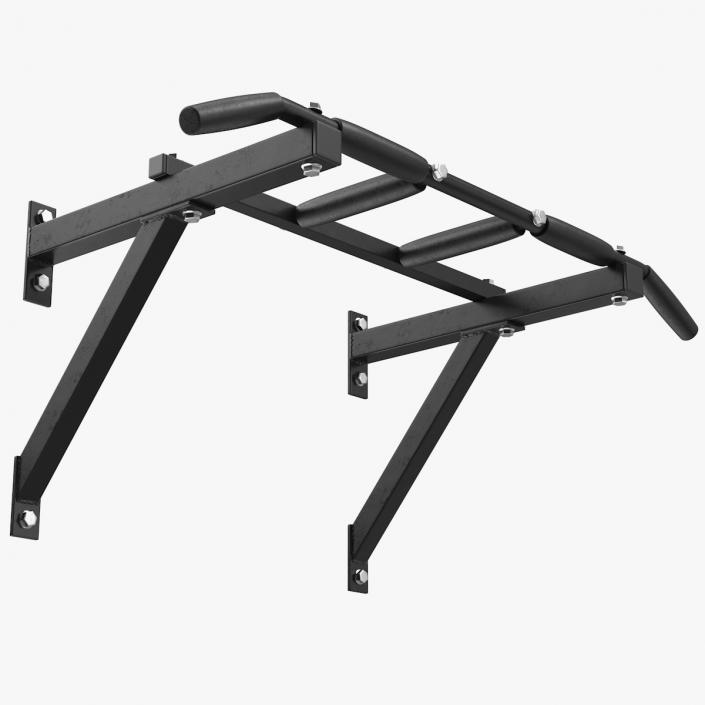 Wall Mounted Pull Up Bar 3D model