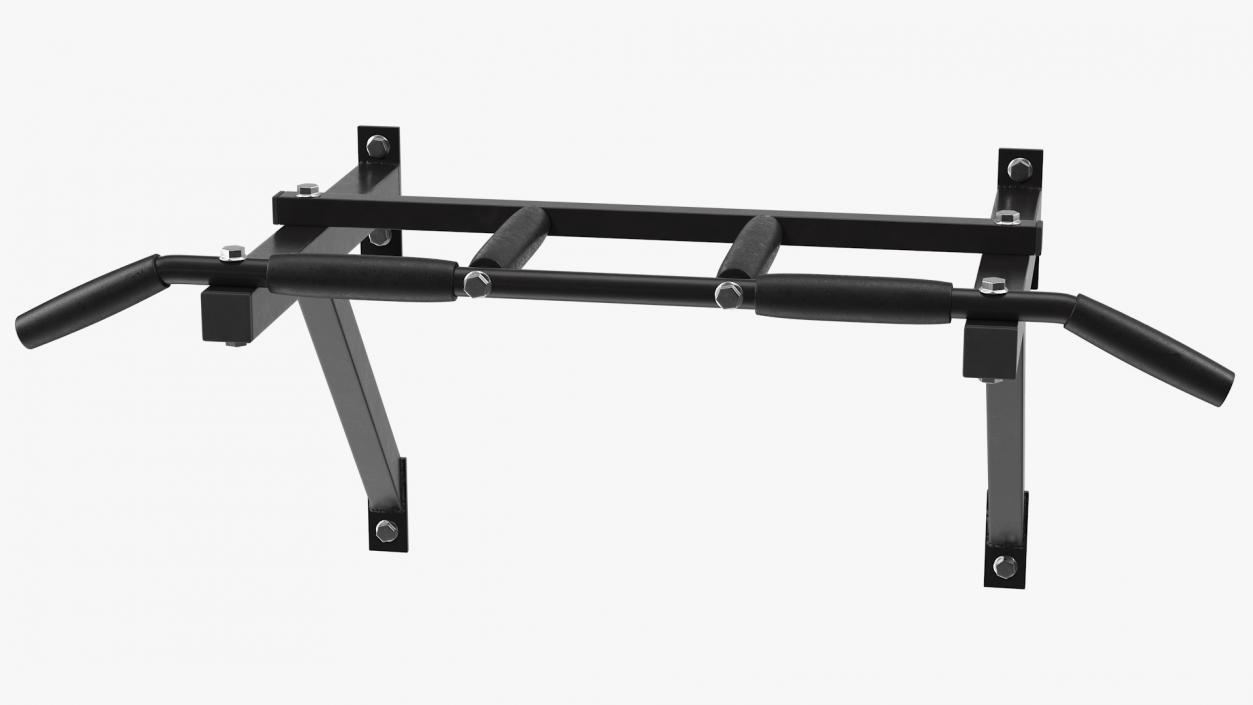 Wall Mounted Pull Up Bar 3D model