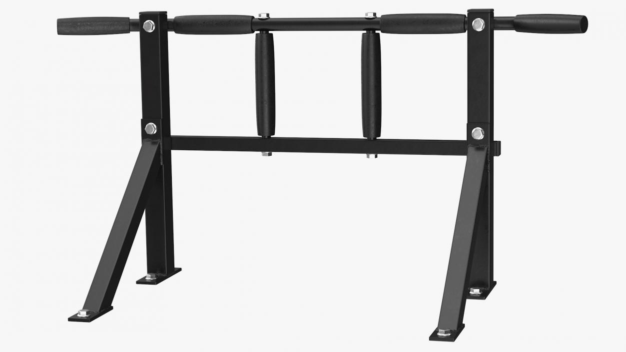 Wall Mounted Pull Up Bar 3D model