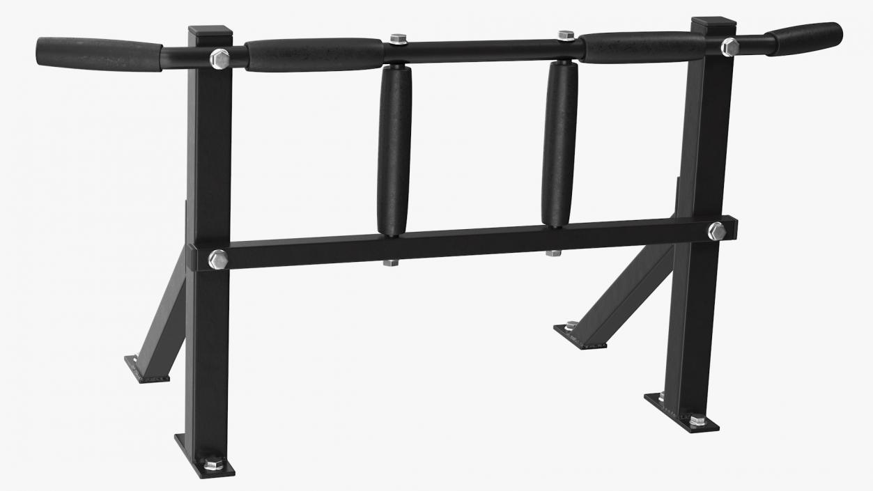 Wall Mounted Pull Up Bar 3D model