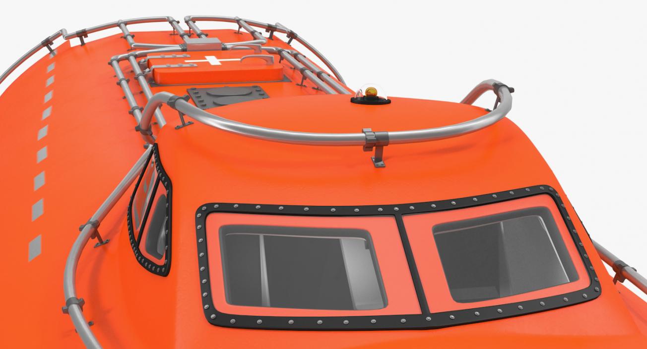 3D model Electric Powered Lifeboat