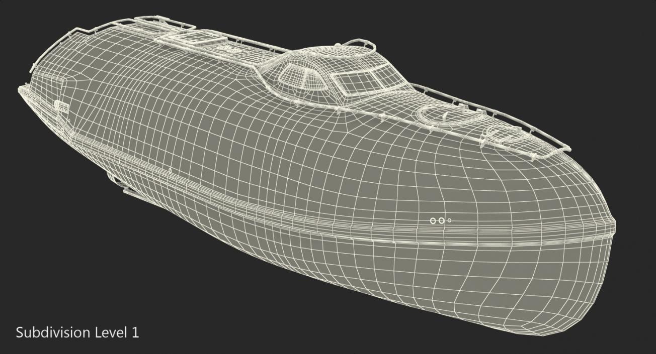 3D model Electric Powered Lifeboat