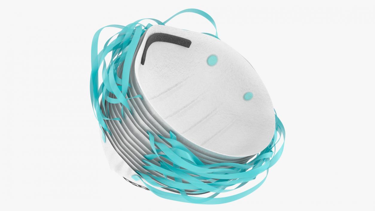 3D Particulate Respirator N95 Class Stack model