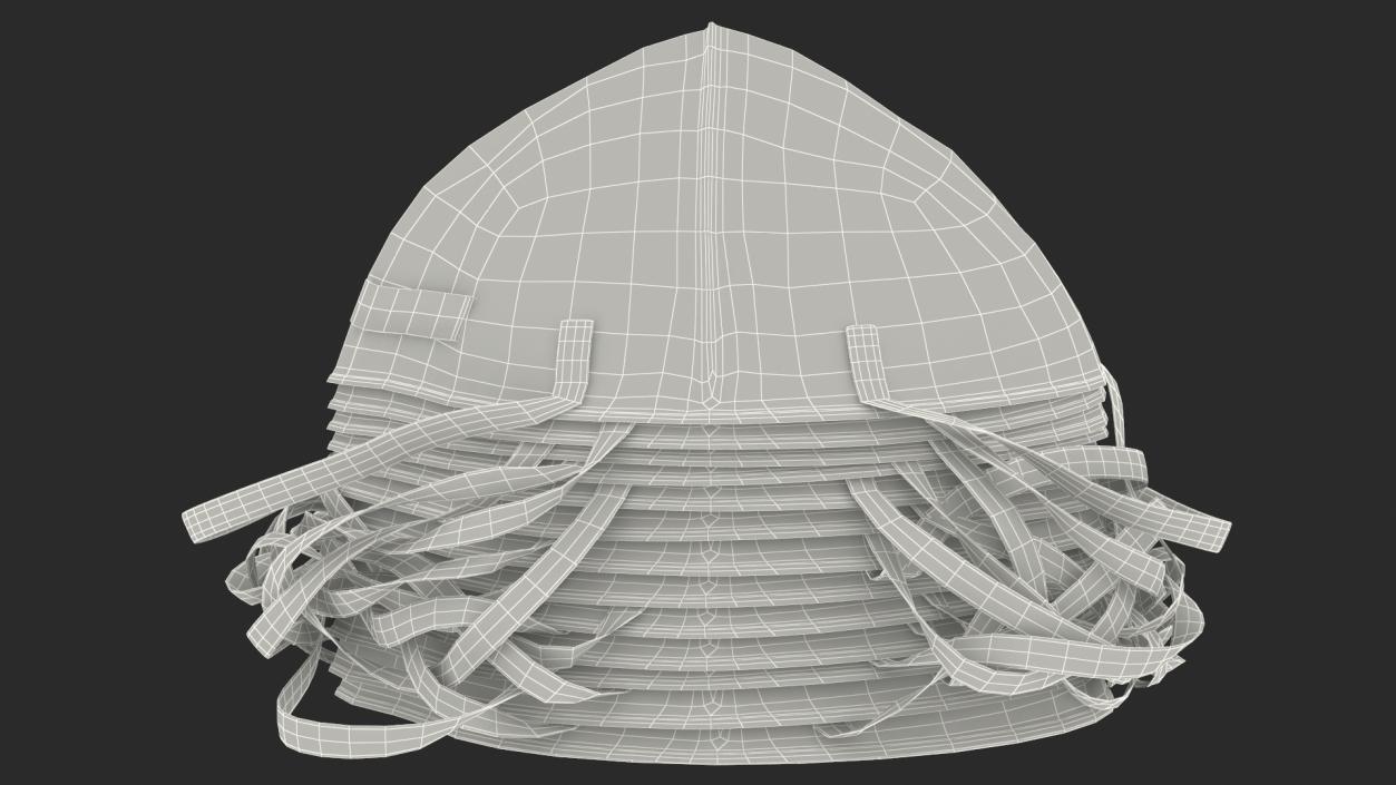 3D Particulate Respirator N95 Class Stack model