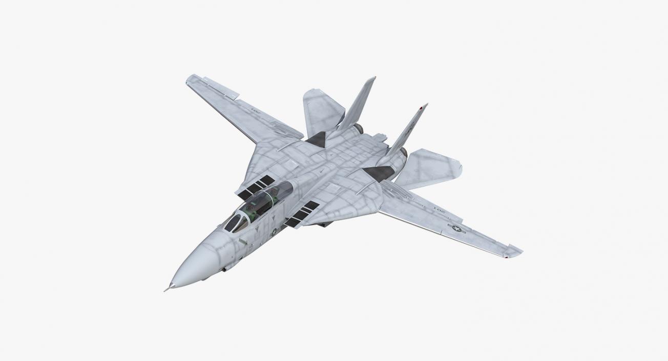 3D Rigged US Military Airplanes Collection 2