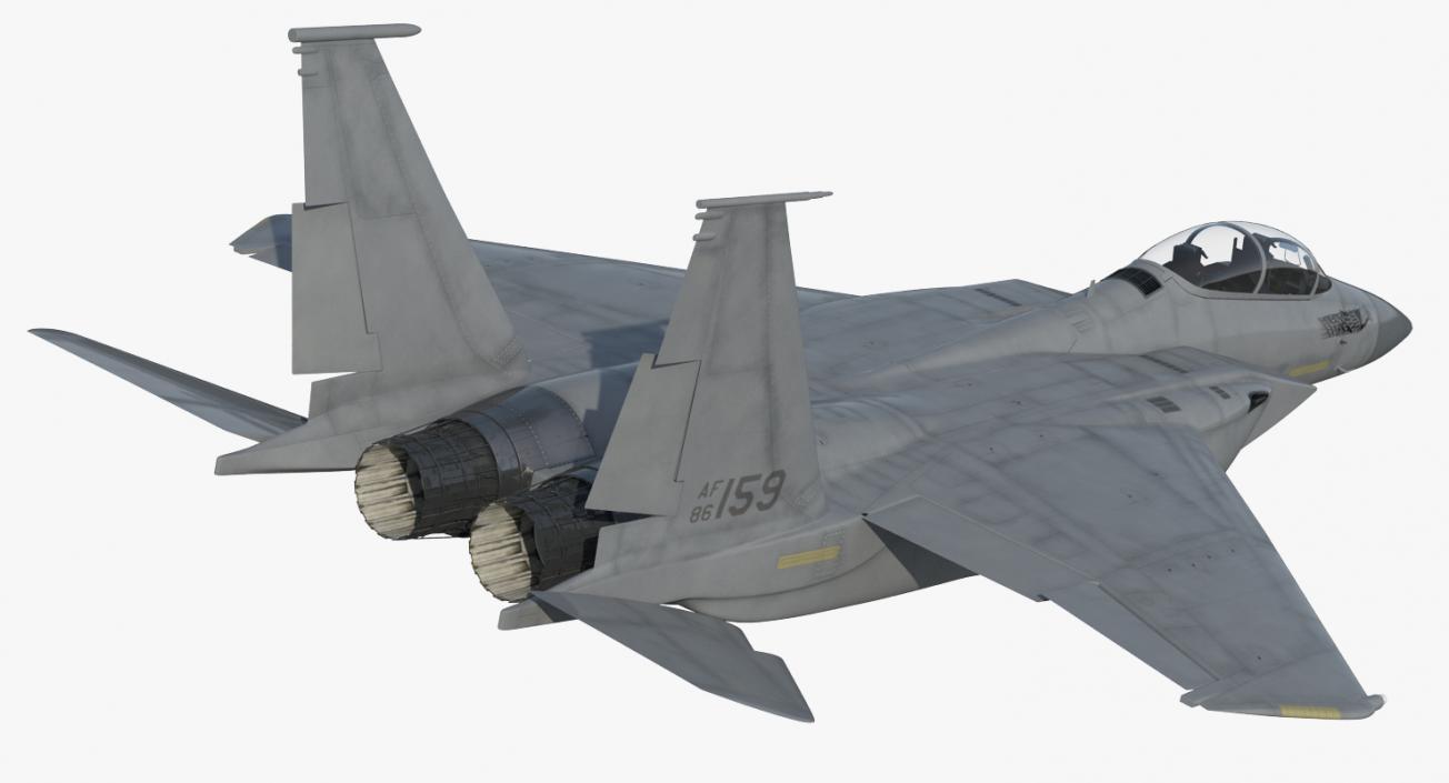 3D Rigged US Military Airplanes Collection 2