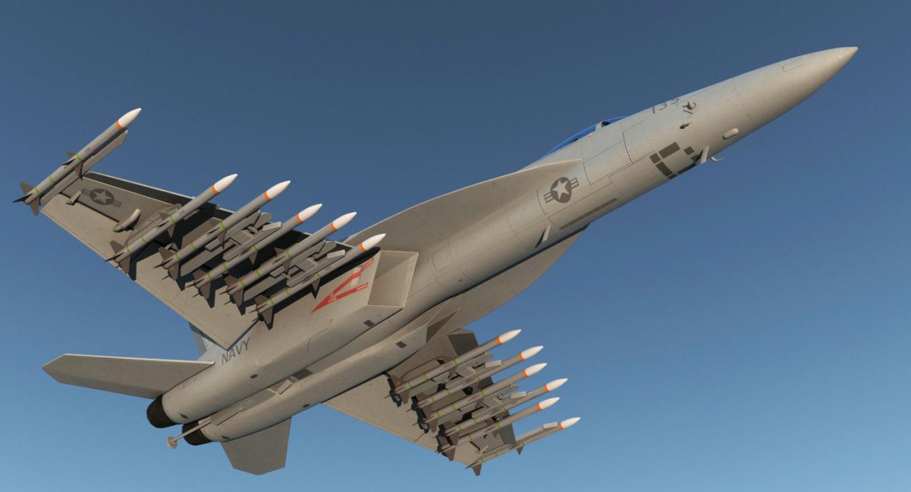 3D Rigged US Military Airplanes Collection 2