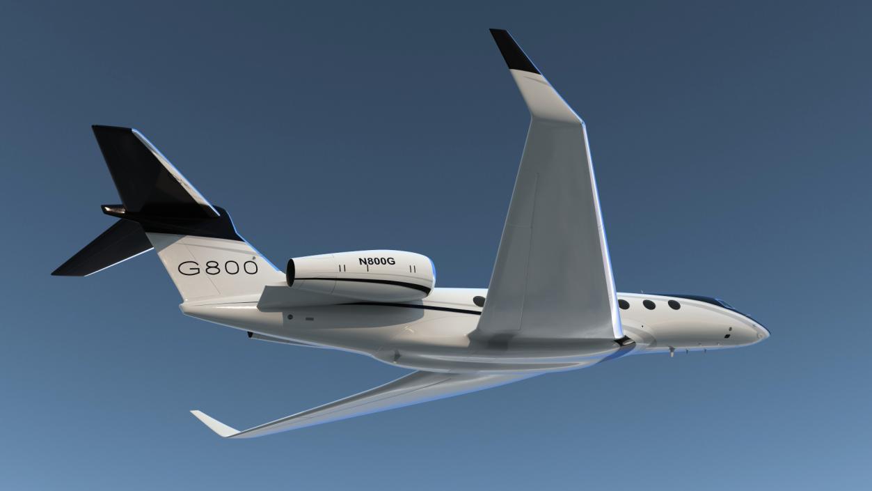 Gulfstream G800 Large Business Jet 3D model