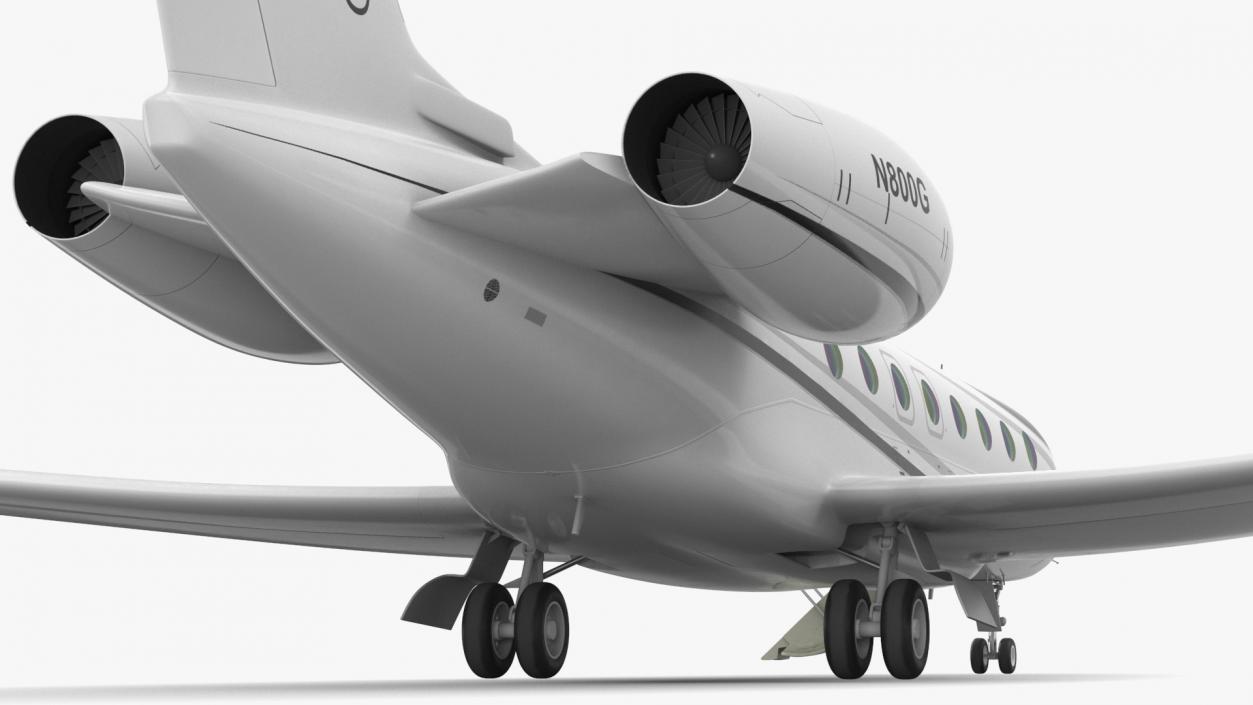 Gulfstream G800 Large Business Jet 3D model