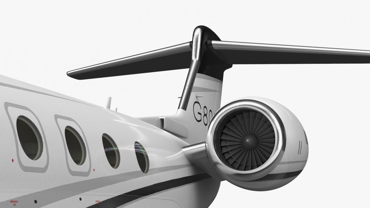 Gulfstream G800 Large Business Jet 3D model