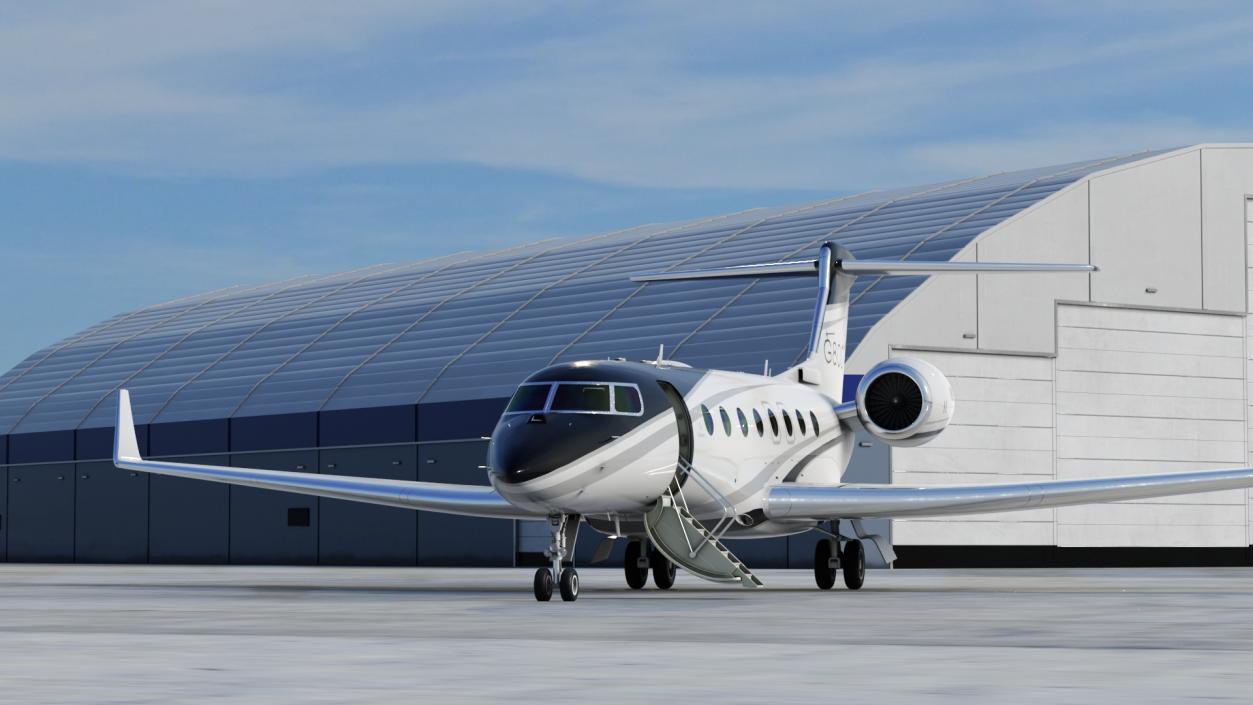 Gulfstream G800 Large Business Jet 3D model