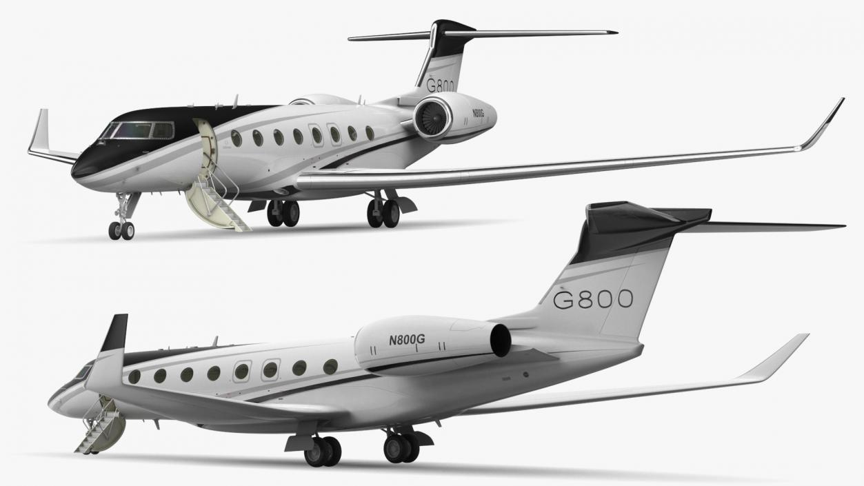 Gulfstream G800 Large Business Jet 3D model