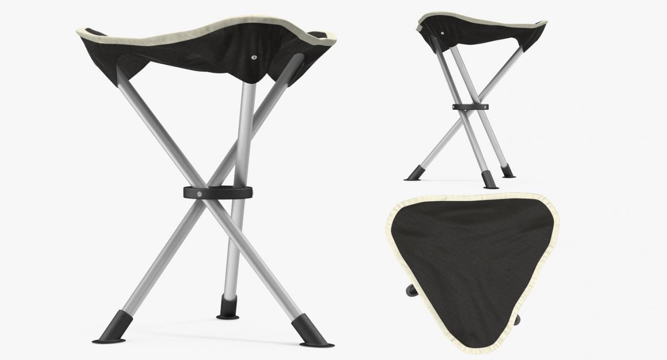 3D Telescopic Tripod Folding Chair