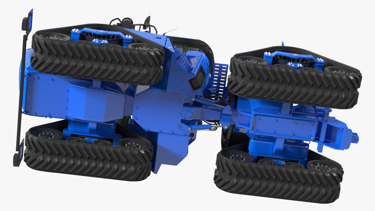 Four Track Tractor Clean 3D model