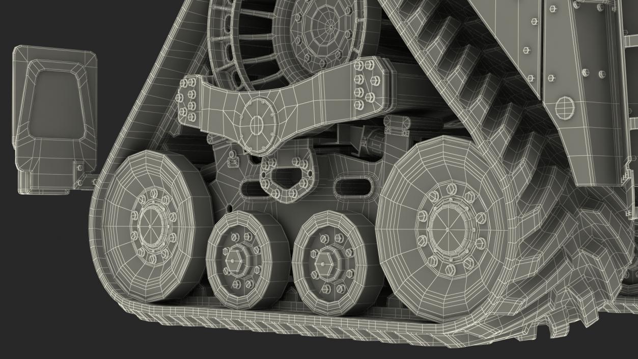 Four Track Tractor Clean 3D model