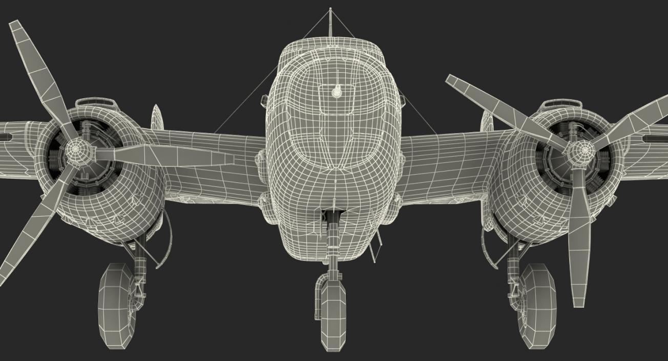 3D model B-25 Mitchell US Medium Bomber