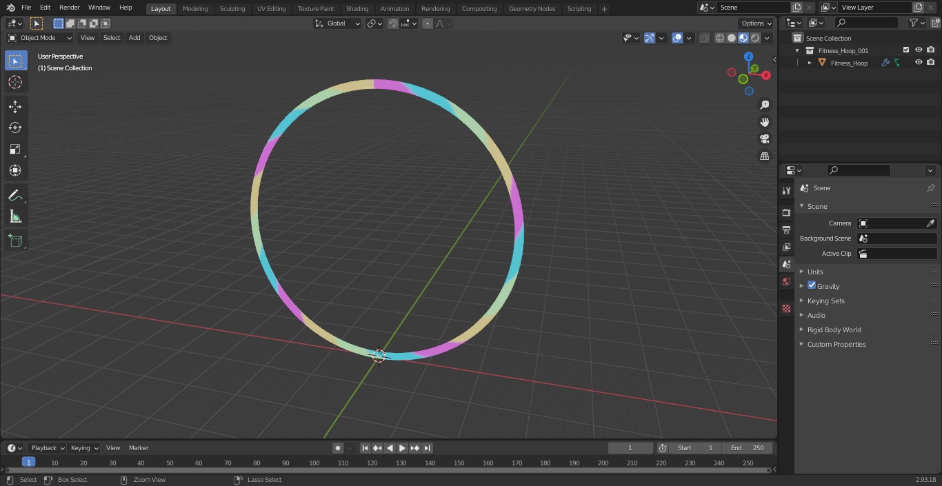 Fitness Hoop 3D