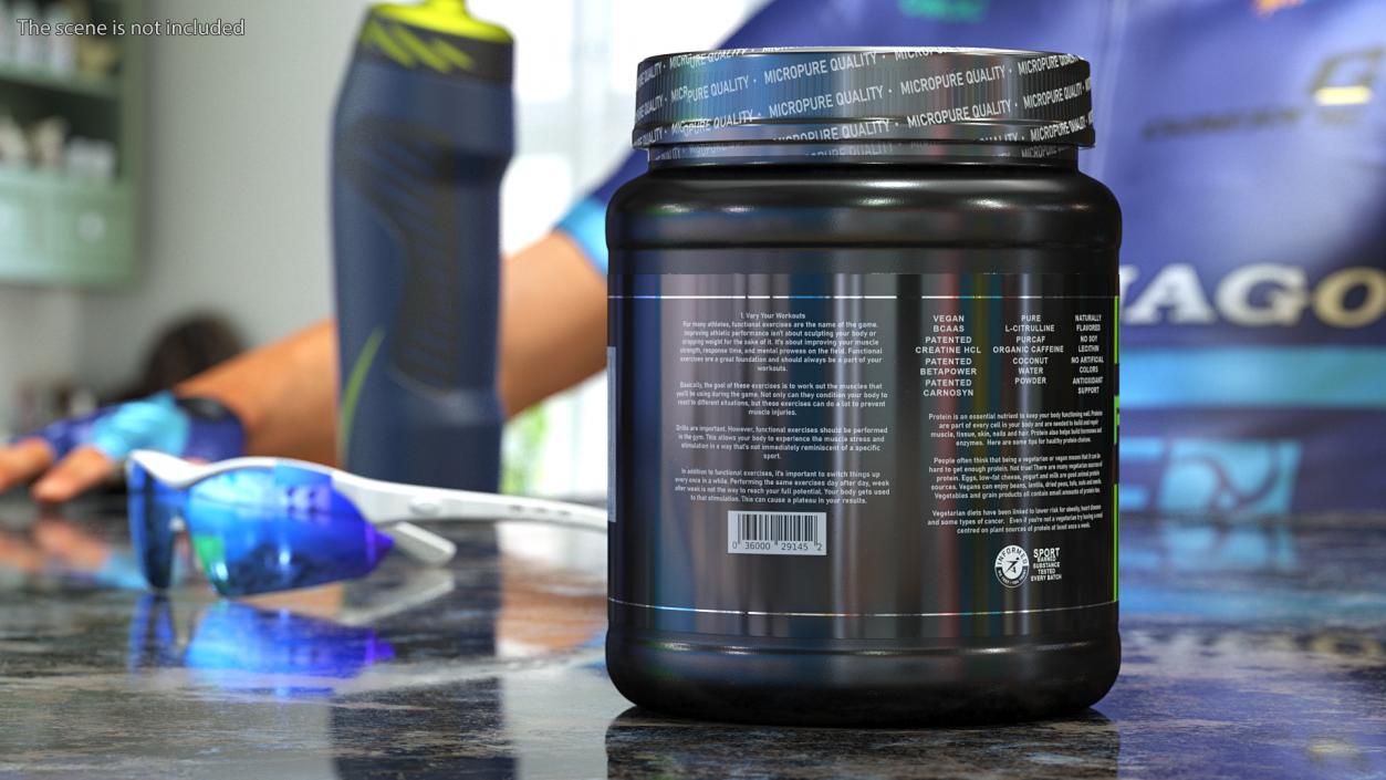 3D model Workout Supplements Collection