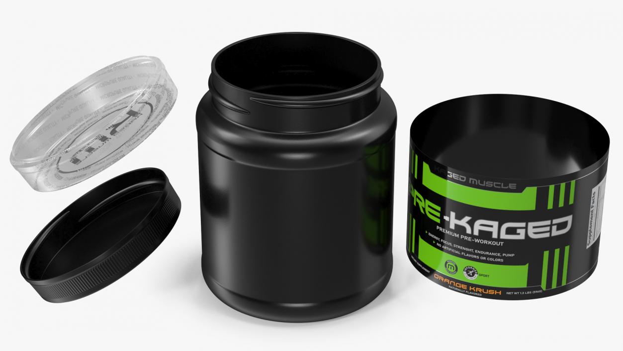 3D model Workout Supplements Collection