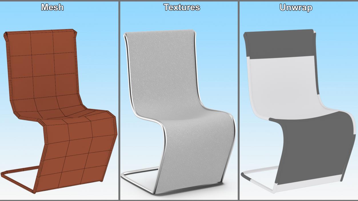 3D model Wave Chair