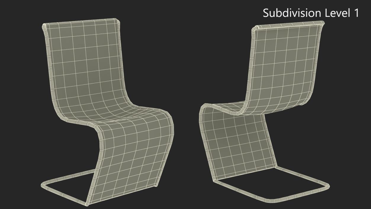 3D model Wave Chair