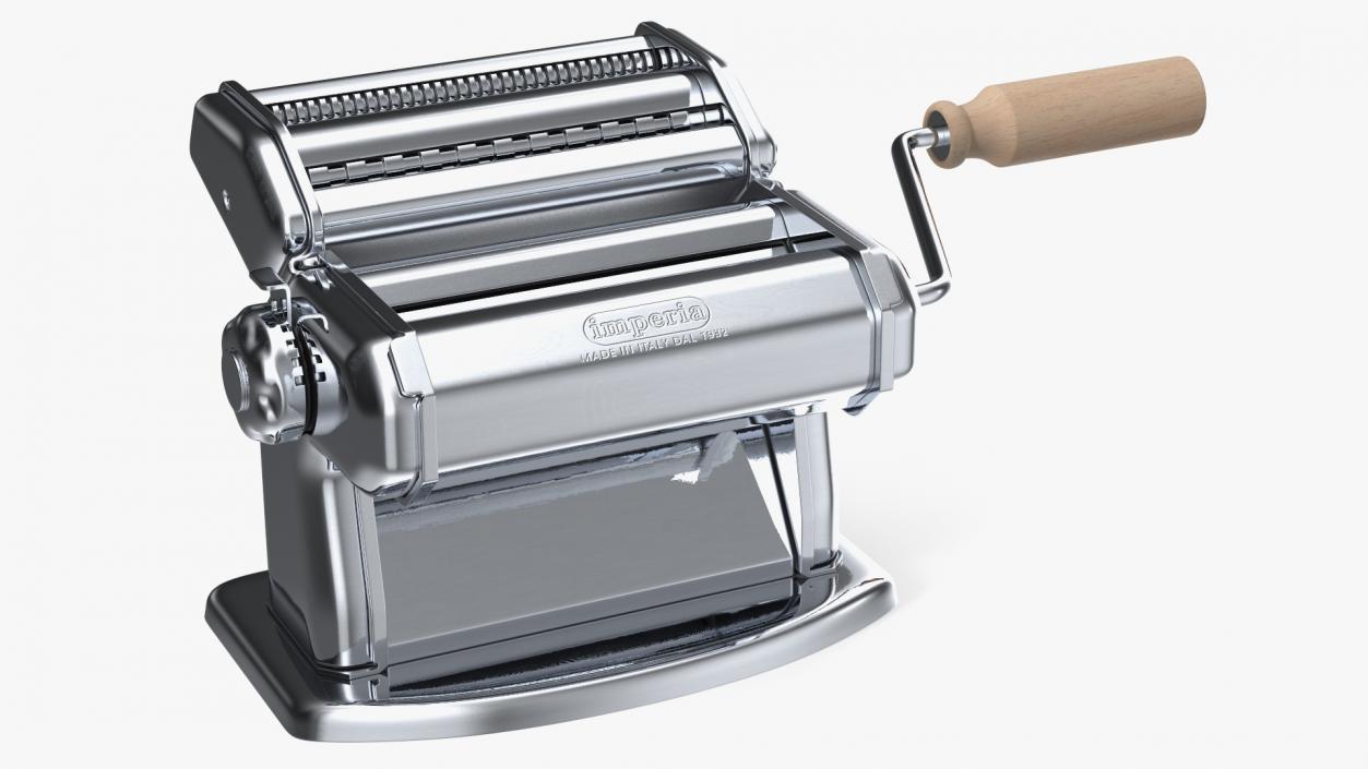 Imperia Pasta Maker Machine Silver 3D model