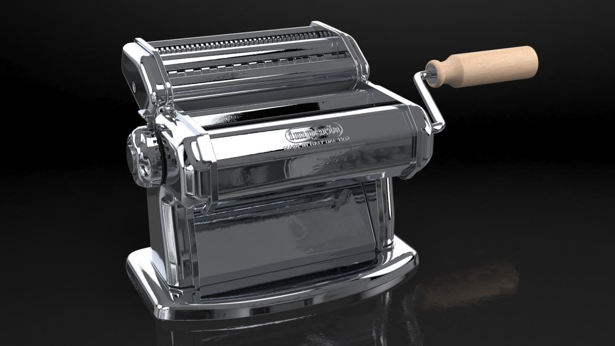 Imperia Pasta Maker Machine Silver 3D model