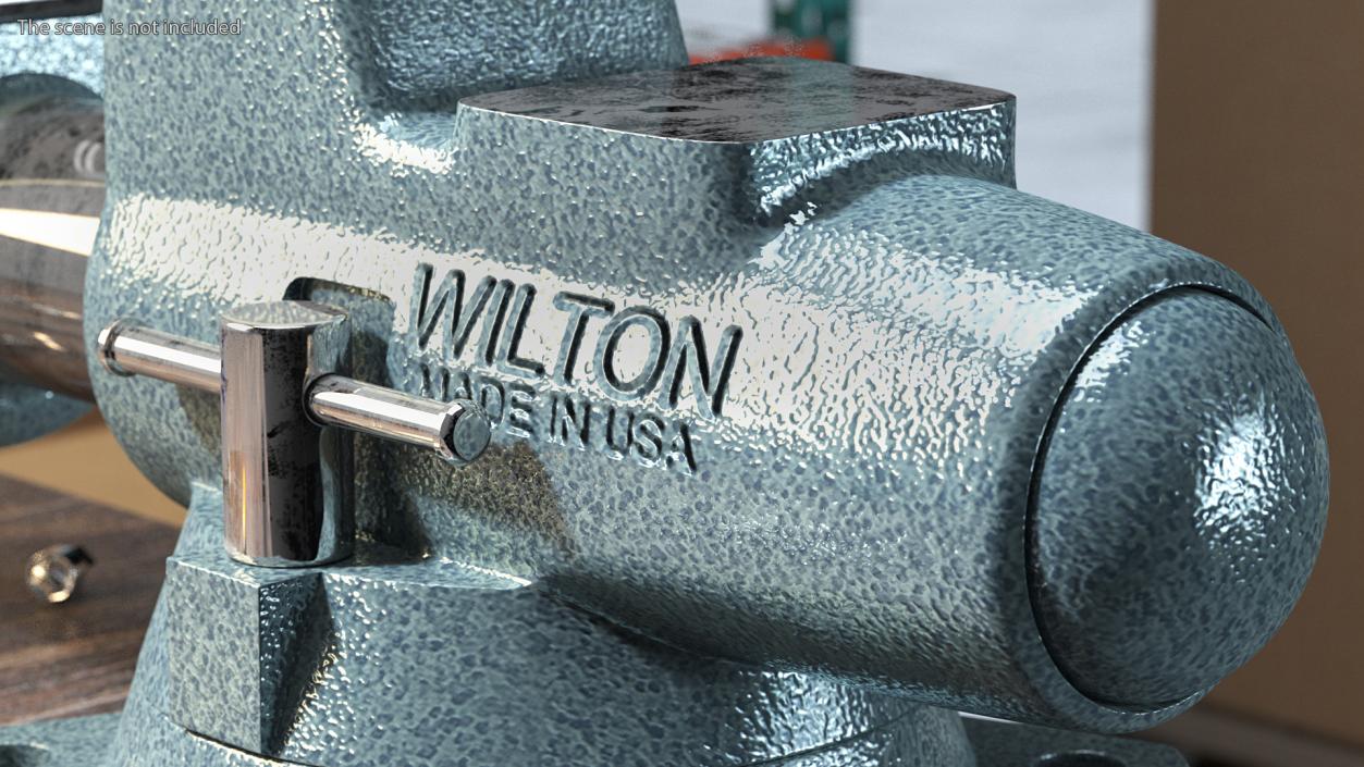 3D Wilton Combination Pipe and Bench Vise model