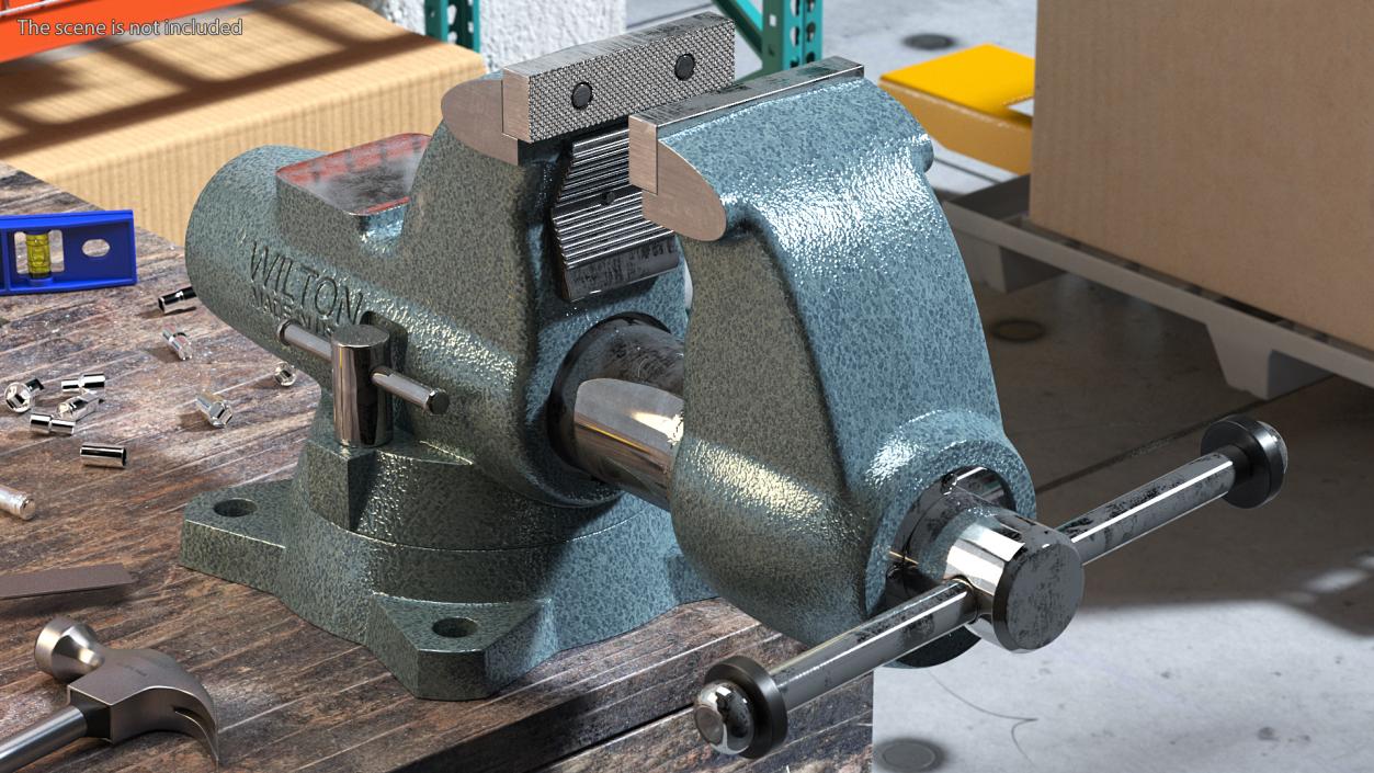 3D Wilton Combination Pipe and Bench Vise model