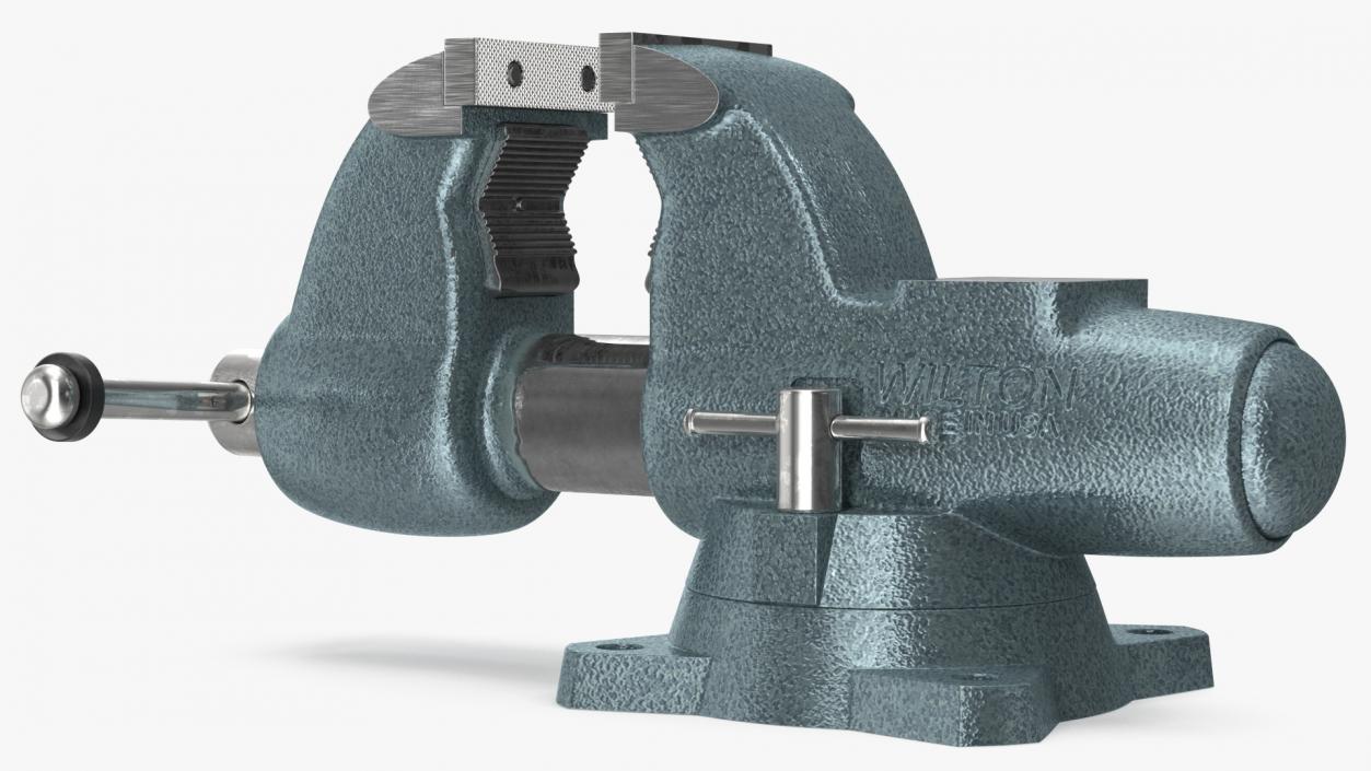 3D Wilton Combination Pipe and Bench Vise model