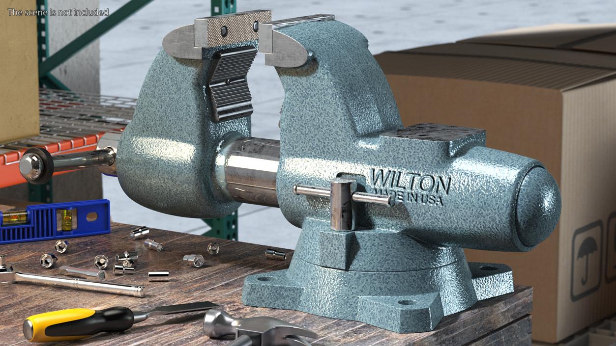 3D Wilton Combination Pipe and Bench Vise model