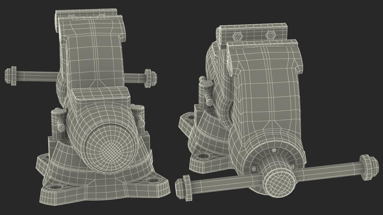 3D Wilton Combination Pipe and Bench Vise model