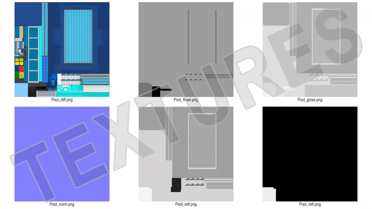 3D Empty Tribune Rows model