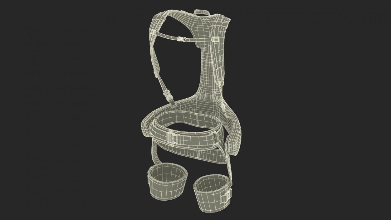 3D Powered Exoskeleton for Weight Lifting model