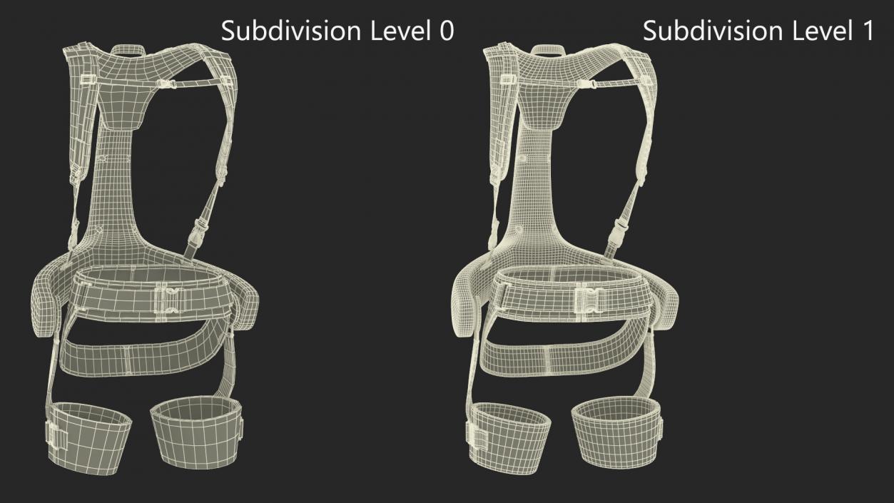 3D Powered Exoskeleton for Weight Lifting model