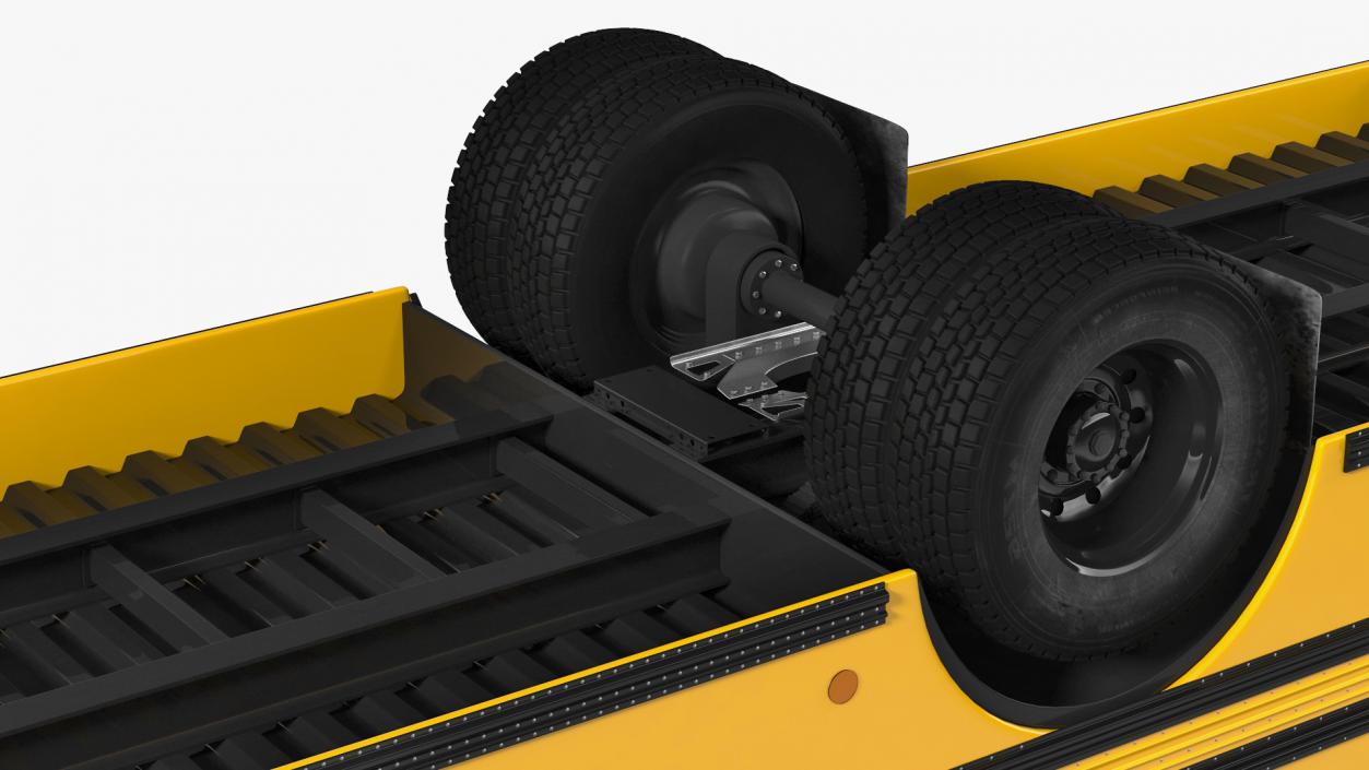 Blue Bird Vision School Bus Rigged 3D model