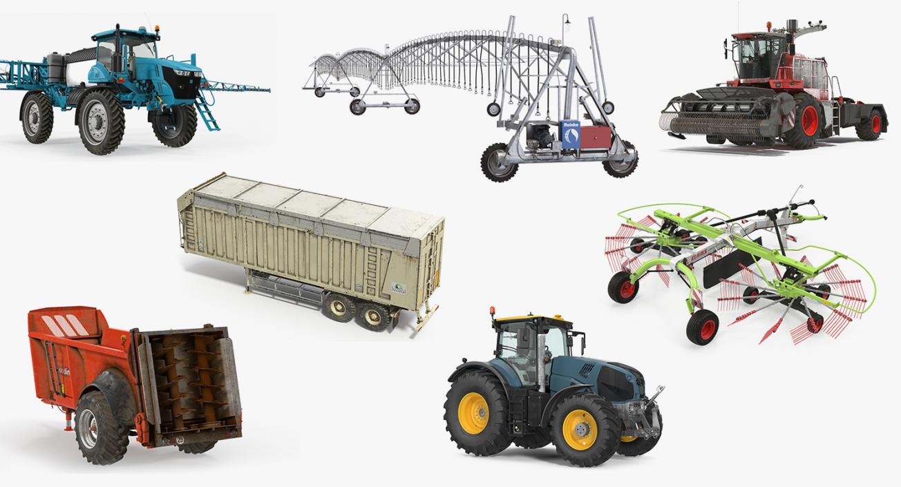 Farm Equipment 3D Models Collection 2 3D