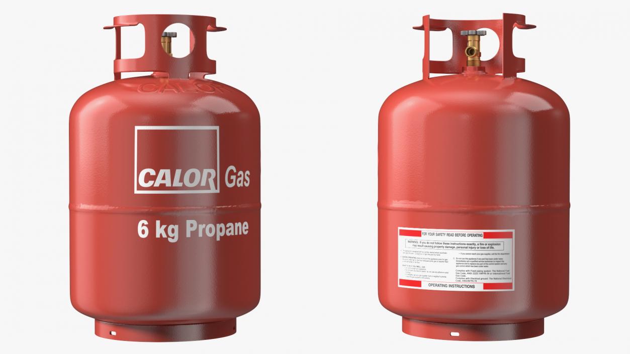 3D Propane Gas Bottle model