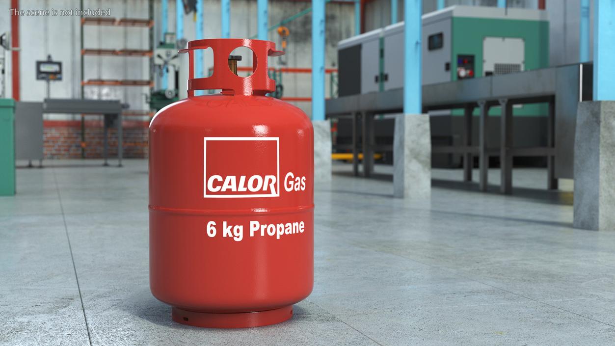 3D Propane Gas Bottle model