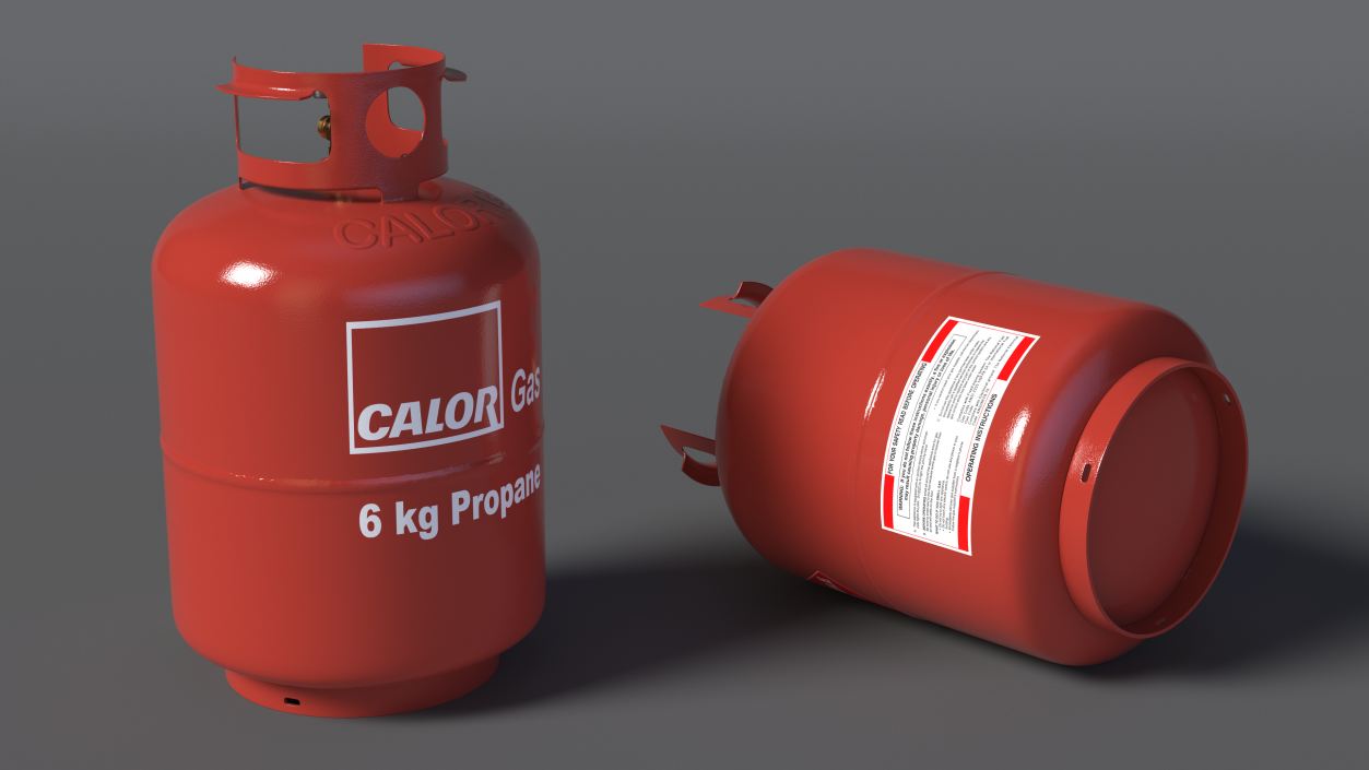 3D Propane Gas Bottle model