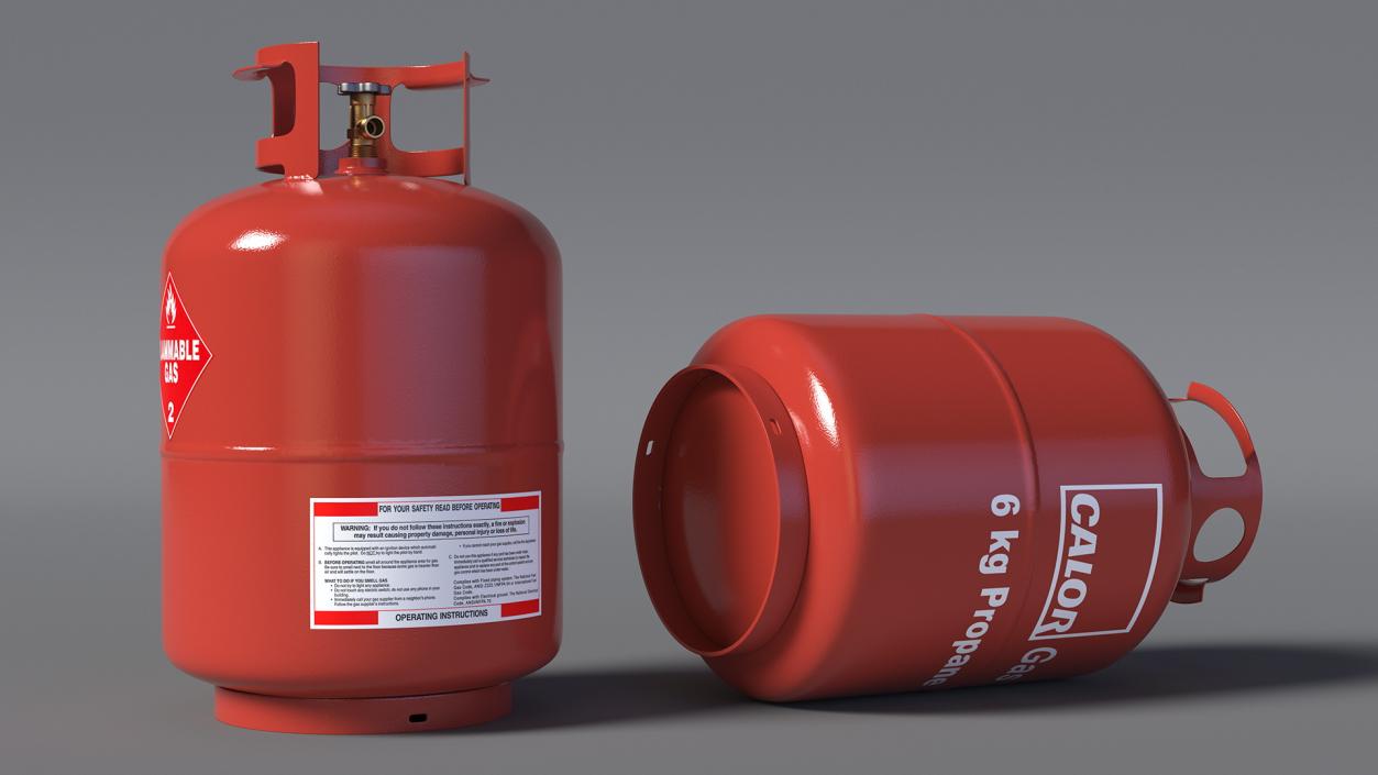 3D Propane Gas Bottle model