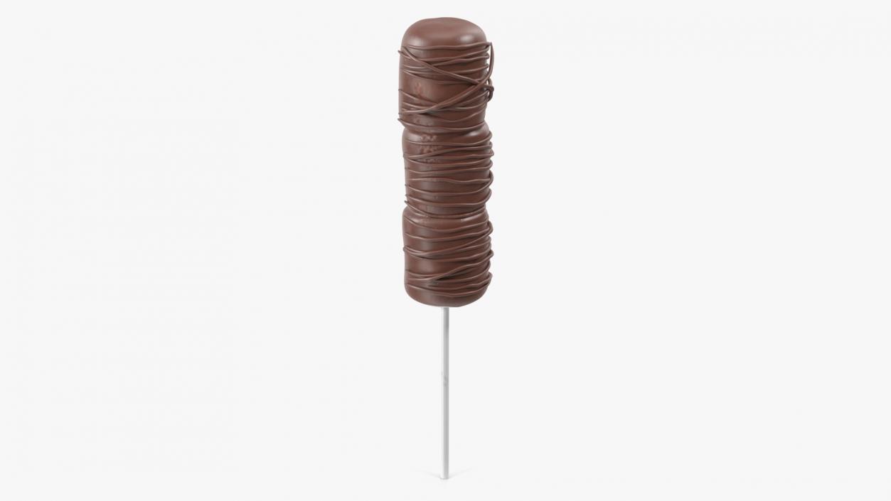 Marshmallow Skewer Pop Chocolate 3D